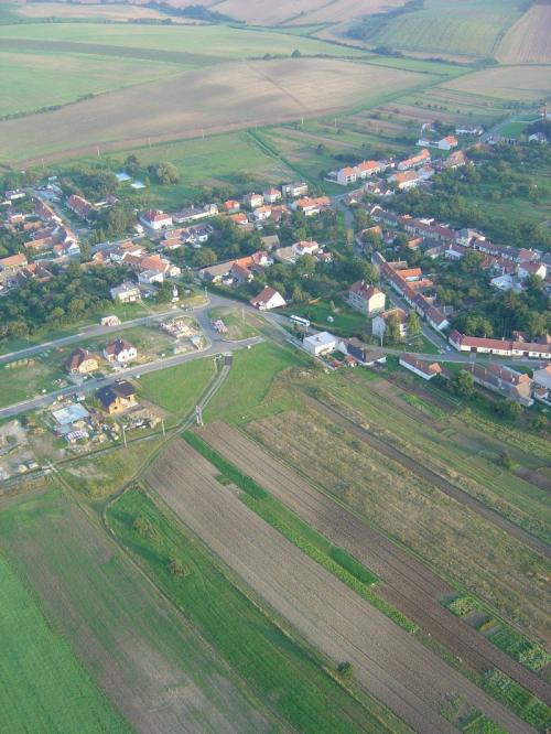 Letecké snímky obce z roku 2006 